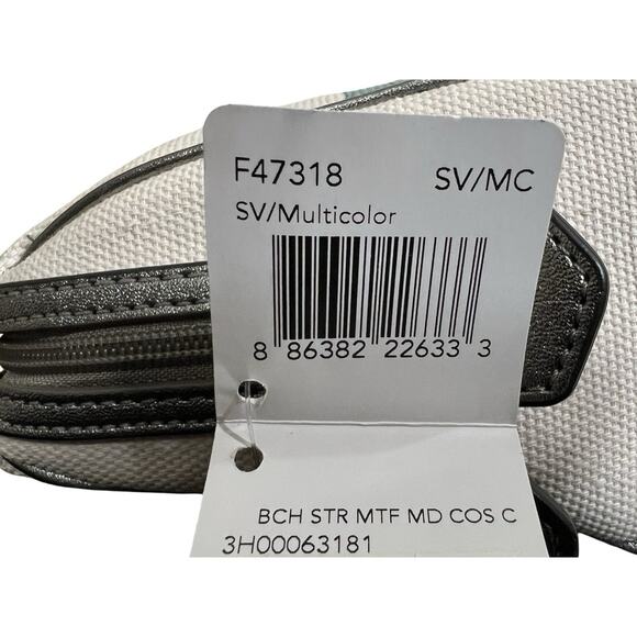 NWT Coach Starfish Beach Tote Canvas Set Zip Wallet Make Up Case Brand New Rare - Picture 11 of 16